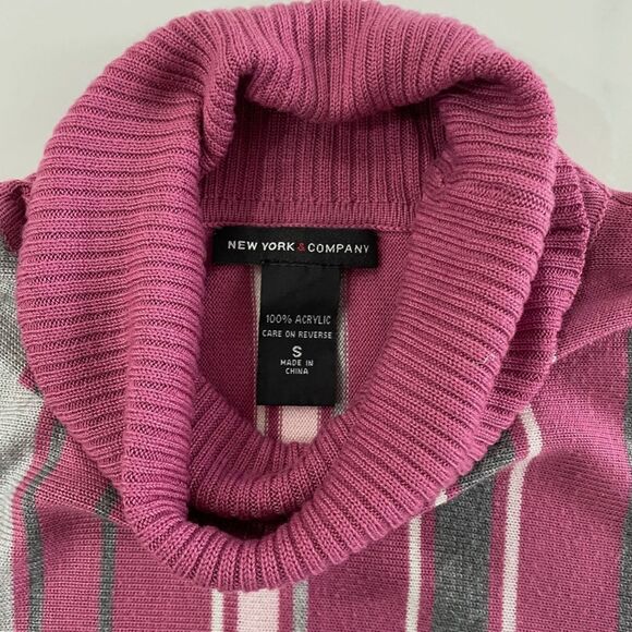 New York & Company Turtleneck Sweater Pullover Size: Small - Picture 5 of 8